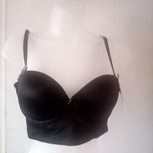 Youmita Black 36B Push Up Bra w/ Multiway Straps